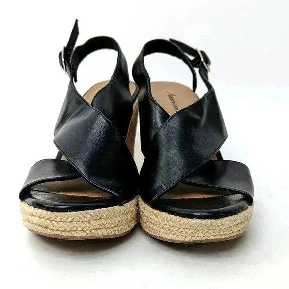 AE Outfitters Platform Espadrille Wedge Sandals - 8.5 - Picture 2 of 11